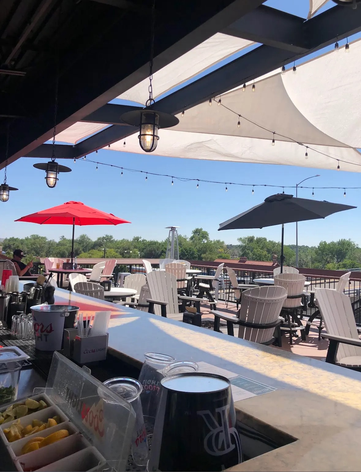 The Rooftop Social patio in downtown Canon City